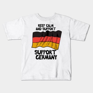 Keep Calm And Support Germany Kids T-Shirt